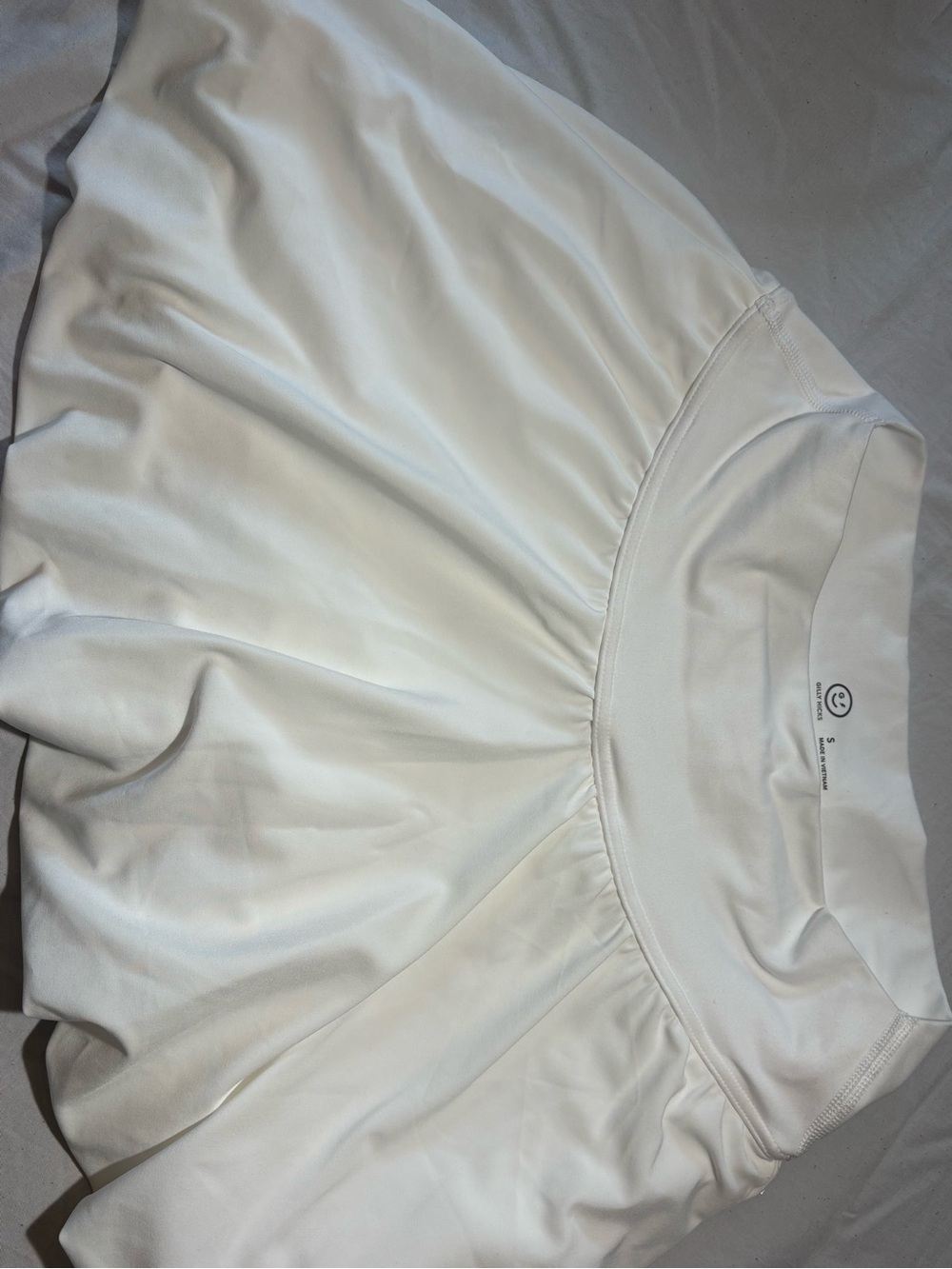 Hollister White Tennis Skirt